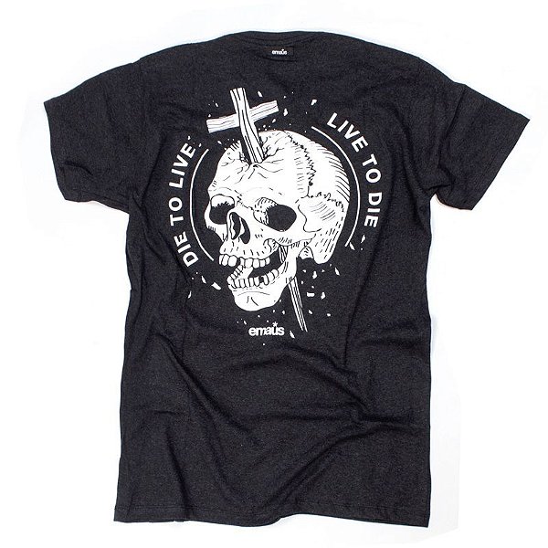 CAMISETA LIVE TO DIE - Camisetas Cristãs