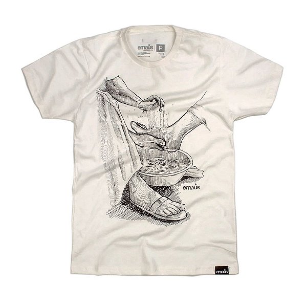 CAMISETA LAVA PÉS (OFF WHITE)