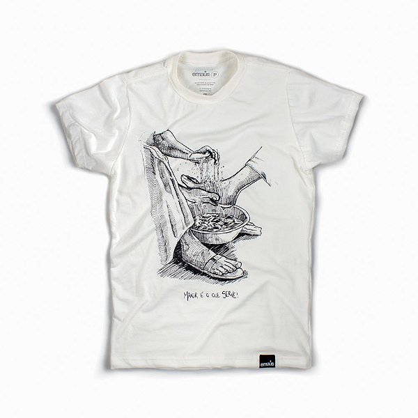 CAMISETA LAVA PÉS (OFF WHITE)