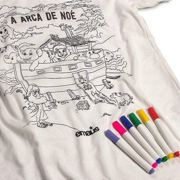 CAMISETA INFANTIL ARCA DE NOÉ - Camisetas Cristãs
