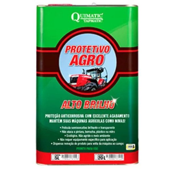 Protetivo Agro Alto Brilho - 5 L - QUIMATIC