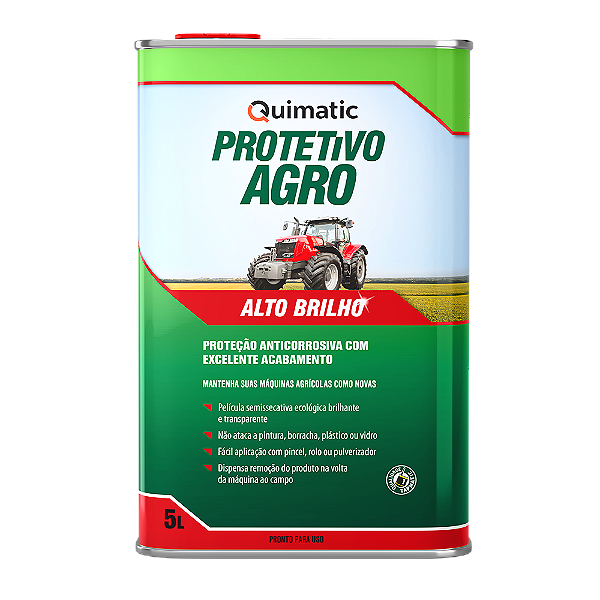Protetivo Agro Alto Brilho - 5 L - QUIMATIC