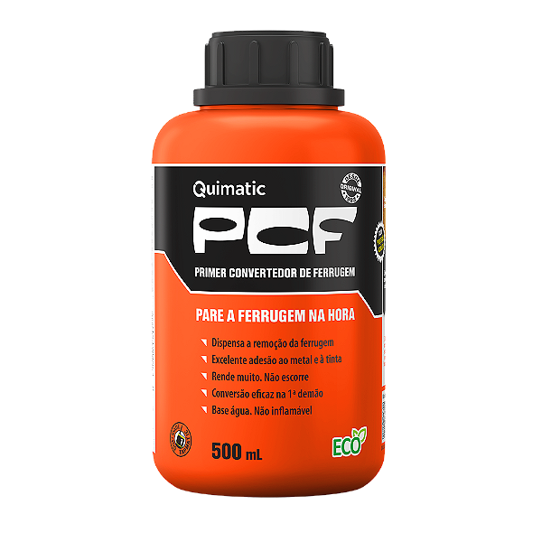 PCF - Primer Convertedor de Ferrugem 500ml - Quimatic