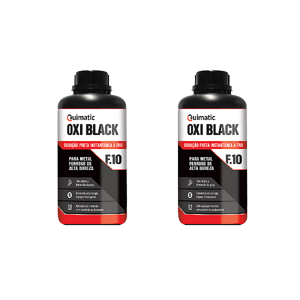Kit Oxidação Preta a Frio - Oxi Black F10 - Quimatic