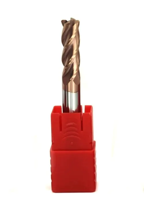 Fresa Metal Duro Topo Reto 4 Cortes 4mm 55hrc