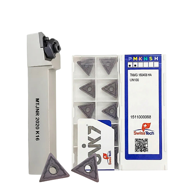 Kit Suporte MTJNR 2020 K16 + 10 Pastilhas TNMG 160408