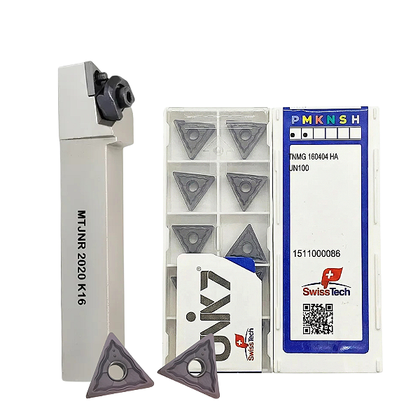 Kit Suporte TMTJNR 2020 K16 + 10 Pastilhas TNMG 160404