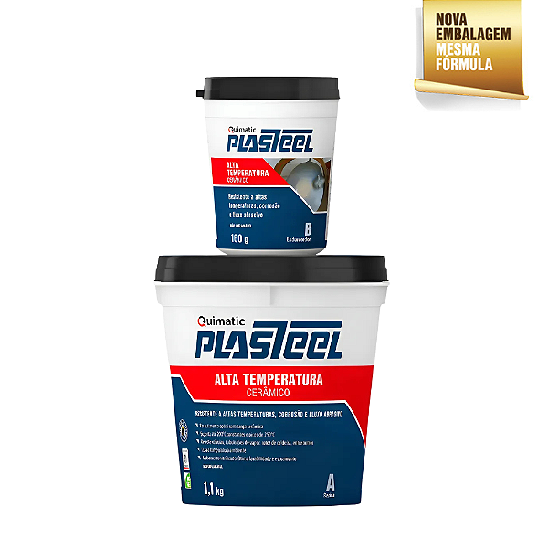 Plasteel Alta Temperatura 5:1 - 1,26 kg