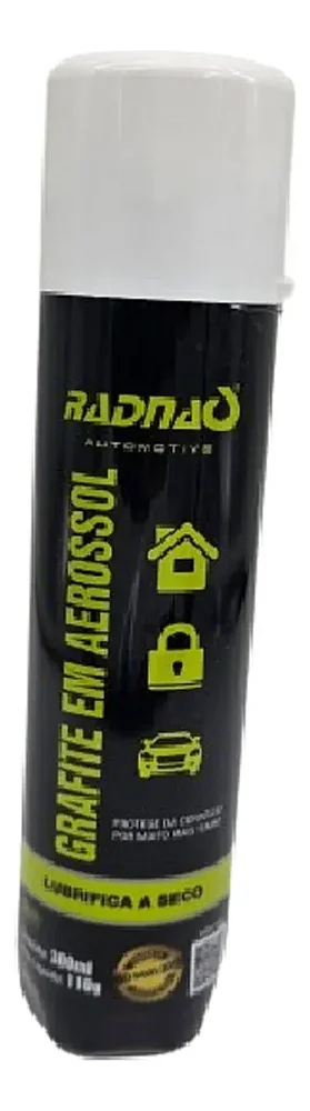 Grafite em Aerosol Radnaq 300ml