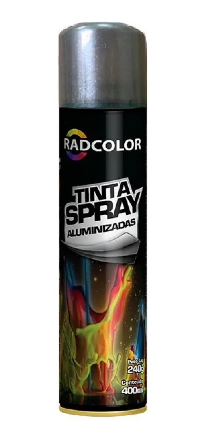 Radcolor Tinta Spray Aluminizadas 400ml