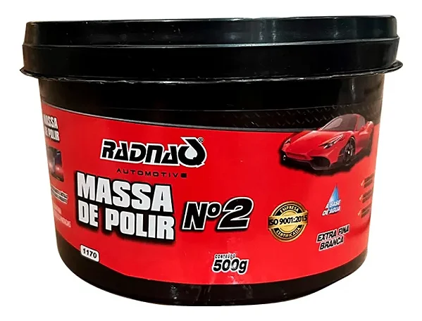 Massa de Polir Nº2 Radnaq 500g