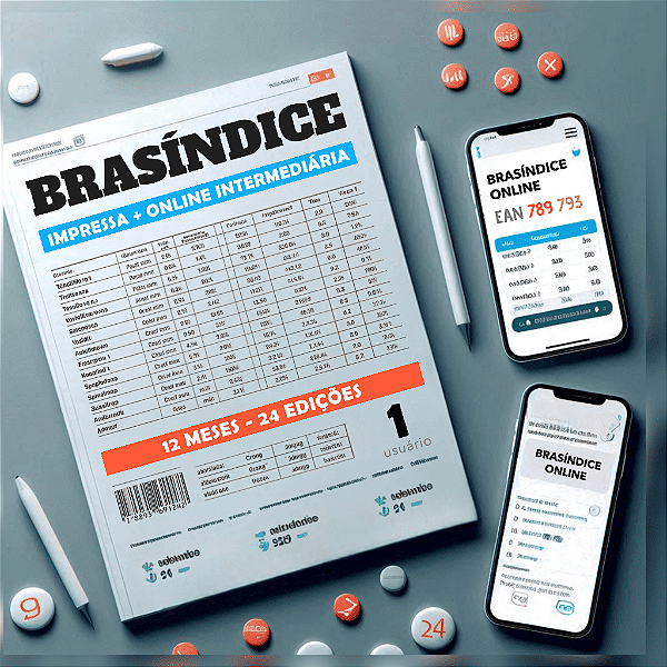REVISTA + BRASÍNDICE ONLINE INTERMEDIÁRIA - 12 MESES (24 EDIÇÕES)