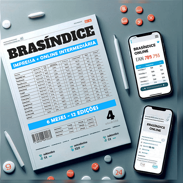 KIT REVISTA + BRASÍNDICE ONLINE INTERMEDIÁRIA - 4 USUÁRIOS (6 MESES)