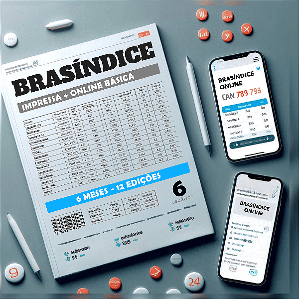 KIT REVISTA + BRASÍNDICE ONLINE BÁSICA - 6 USUÁRIOS (6 MESES)