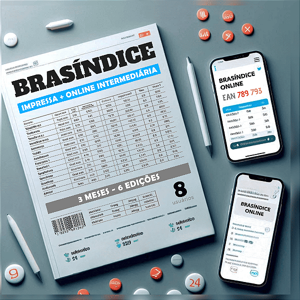 KIT REVISTA + BRASÍNDICE ONLINE INTERMEDIÁRIA - 8 USUÁRIOS (3 MESES)