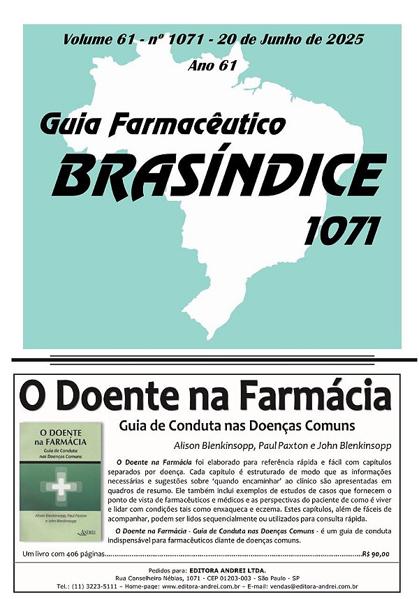 GUIA BRASÍNDICE EDIÇÃO AVULSA EDIÇÃO 1071