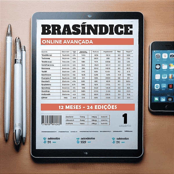 BRASÍNDICE ONLINE AVANÇADA - 12 MESES (24 EDIÇÕES)