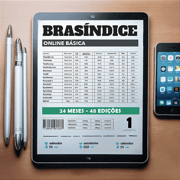 BRASÍNDICE ONLINE BÁSICA - 24MESES (48 EDIÇÕES)