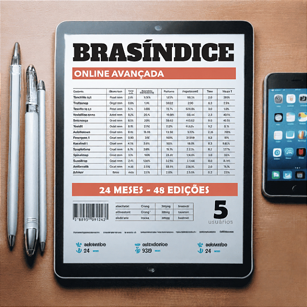 KIT BRASÍNDICE ONLINE AVANÇADA - até 5 USUÁRIOS (24 MESES)
