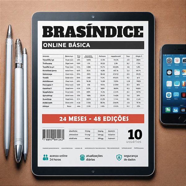 KIT BRASÍNDICE ONLINE BÁSICA - Até 10 USUÁRIOS (24 MESES)