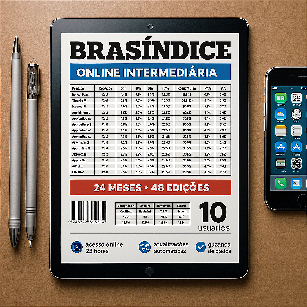 KIT BRASÍNDICE ONLINE INTERMEDIÁRIA - até 10 USUÁRIOS (24 MESES)