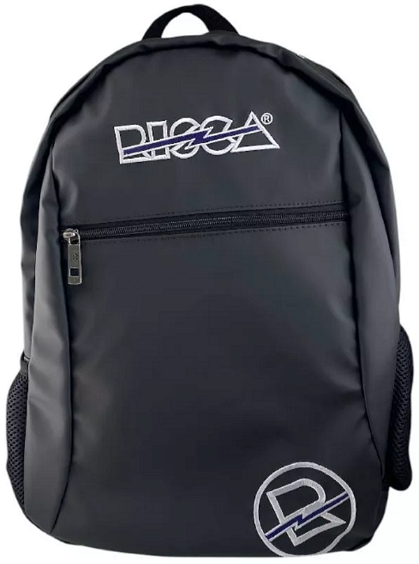Mochila Risca Masculina Preta Com Azul 9079-02