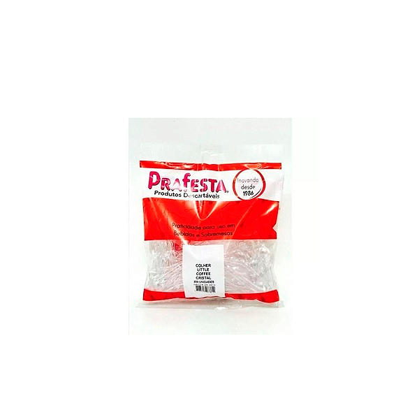 Colher Little Coffe Cristal 200un | Prafesta