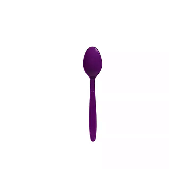 Colher Master Roxa para Açai 50un | Plastilania
