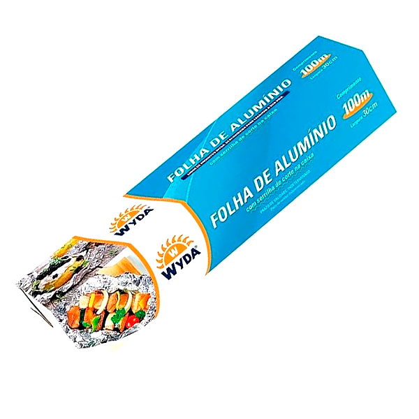 Papel Alumínio 30cm x 100m | Wyda