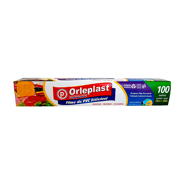 Filme PVC 28cm x 100m | Orleplast
