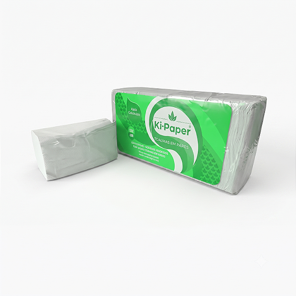 Papel Toalha Interfolha Branco 20X20 C/1000 FOLHAS | Ki Paper