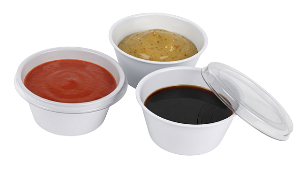 Pote para Molho 30ml Branco G-695SF Caixa com 60x20un | Galvanotek