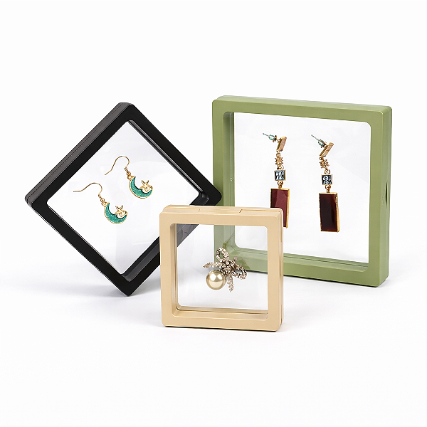 Caixa Expositor Flutuante 3D 11x11 para Jóias e Presentes 10und