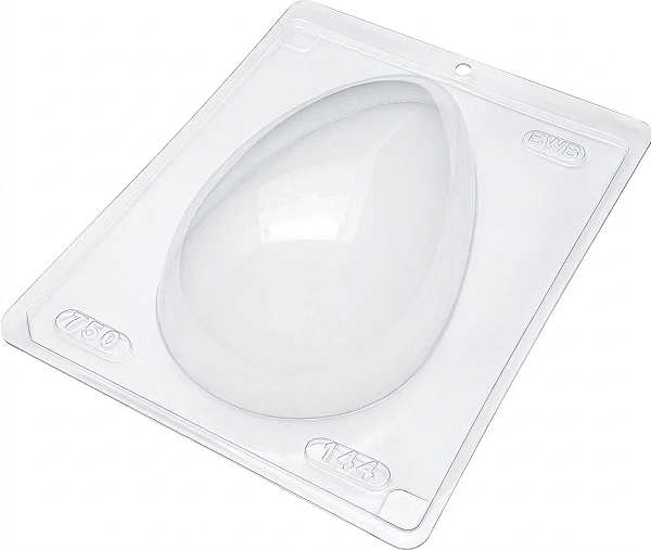 Forma Ovo 750g FP058 para Chocolate C/3un | Cristalform