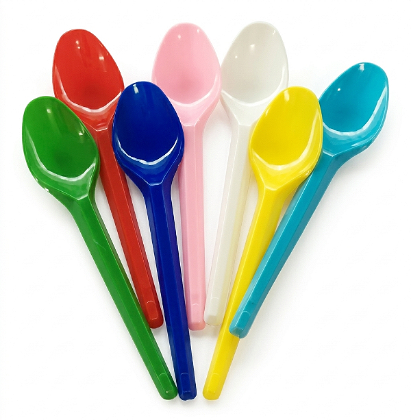 Colher Sobremesa Descartável - 20un | Plastilania