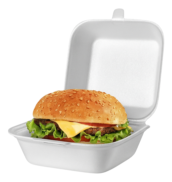 Bandeja para Hambúrguer EPS CH-003 - C/50un | Copobras