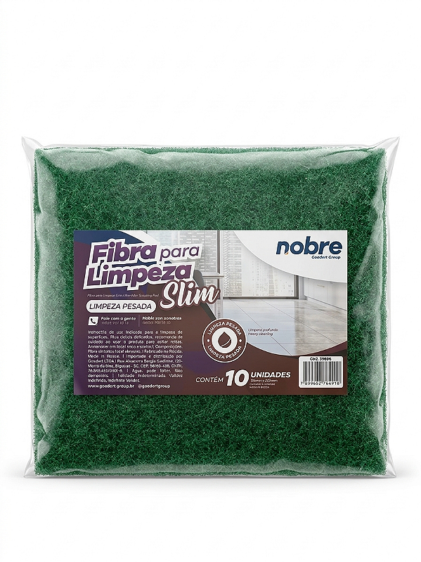 Fibra Limpeza Pesada Slim 98x229mm K6035 - C/10un | Nobre