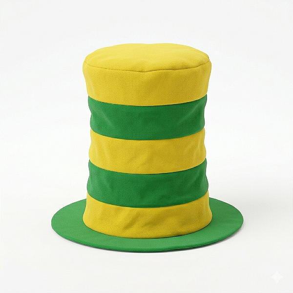 Cartola Listrada Verde e Amarelo Brasil Copa Do Mundo | Modamix