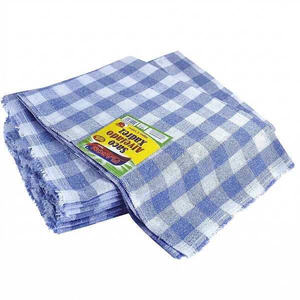 Saco Alvejado Xadrez 50x70 | Flabom