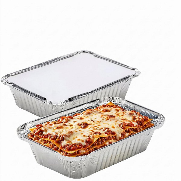 Bandeja Marmita de Alumínio M120 500ml - 100 unidade | Mello