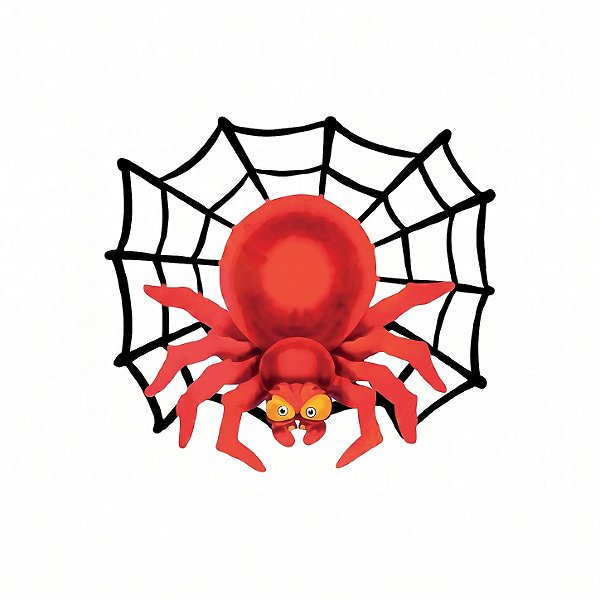 Enfeite em Papel Aranha Halloween 42cm | Partiufesta