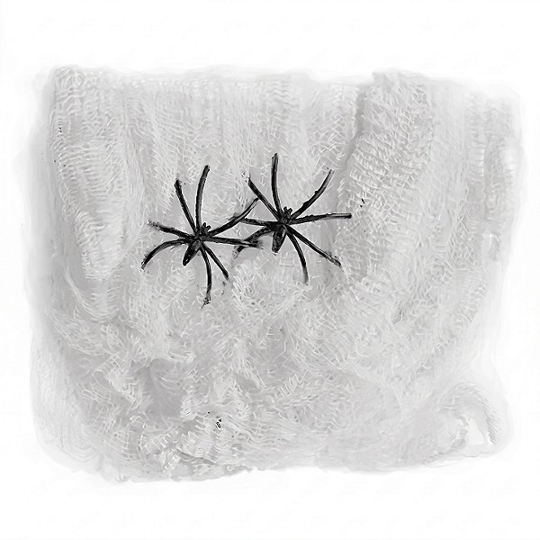 Teia de Aranha Branca 20g | Partiufesta