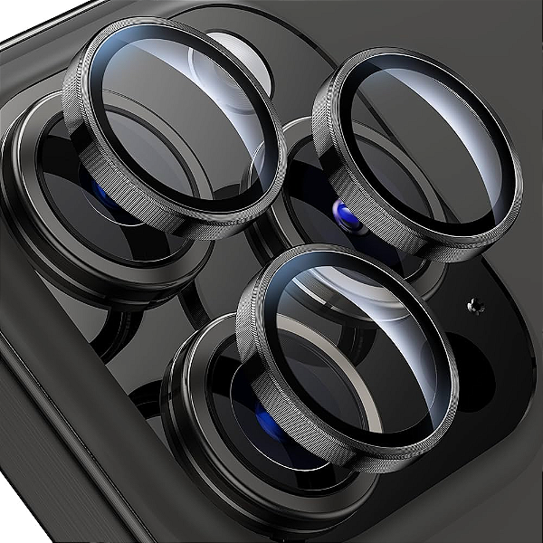 Lente de Câmera - Brava® - iPhone 16 Pro e Pro Max  – Cor Titânio Preto