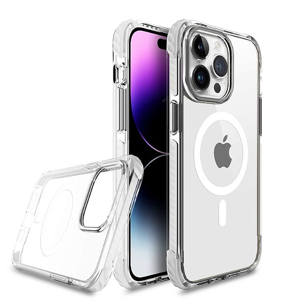 Capa EcoTech BRAVA® – iPhone 15 Pro Max (Branco)