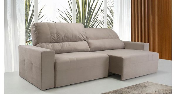 Sofá Eleganza retrátil e reclinável