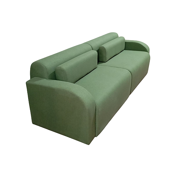 Sofá Barcelona fixo curvo