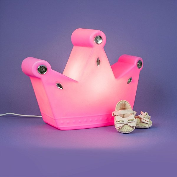 Luminaria Coroa Rosa