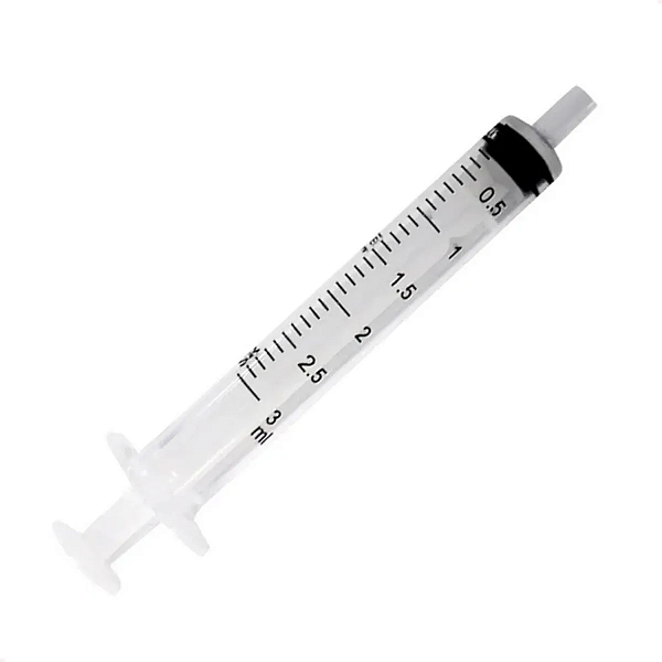 Seringa 3mL Luer Slip Sem Agulha com 100 unidades - SR