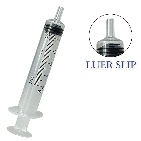 Seringa 5Ml Luer Slip (Sem Agulha) - RMDESC