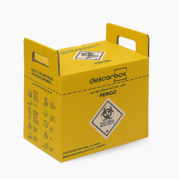 Coletor de material perfurocortante Ecologic 3L (DB) - Descarbox